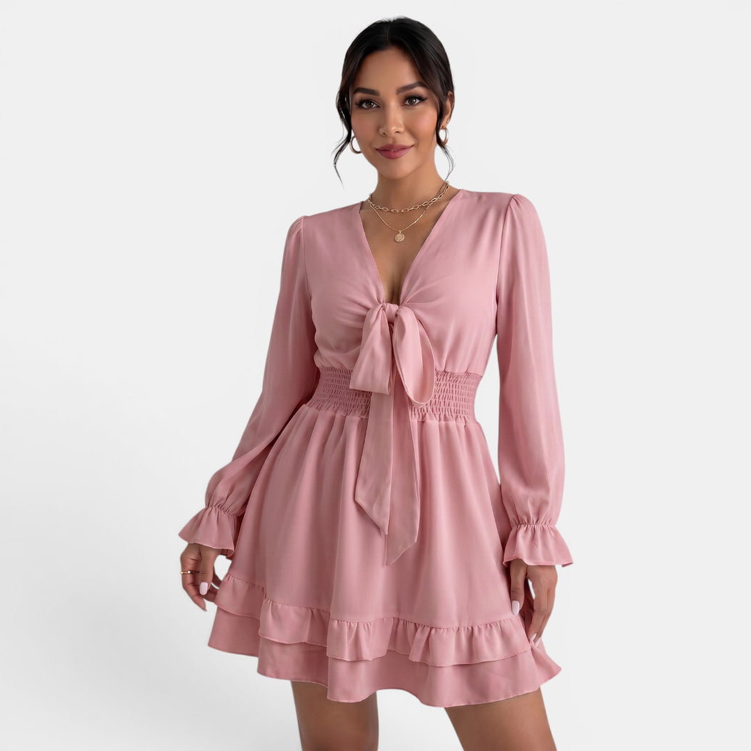 Vestido Mujer Verano Escote V