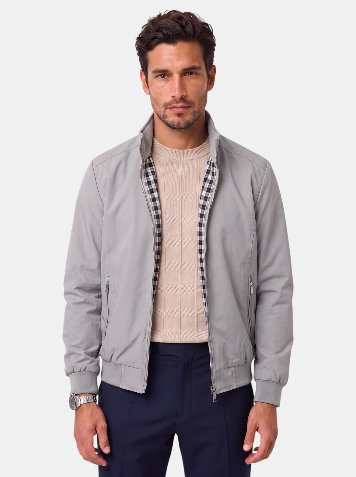 Chaqueta Casual Hombre Cómoda y Ligera