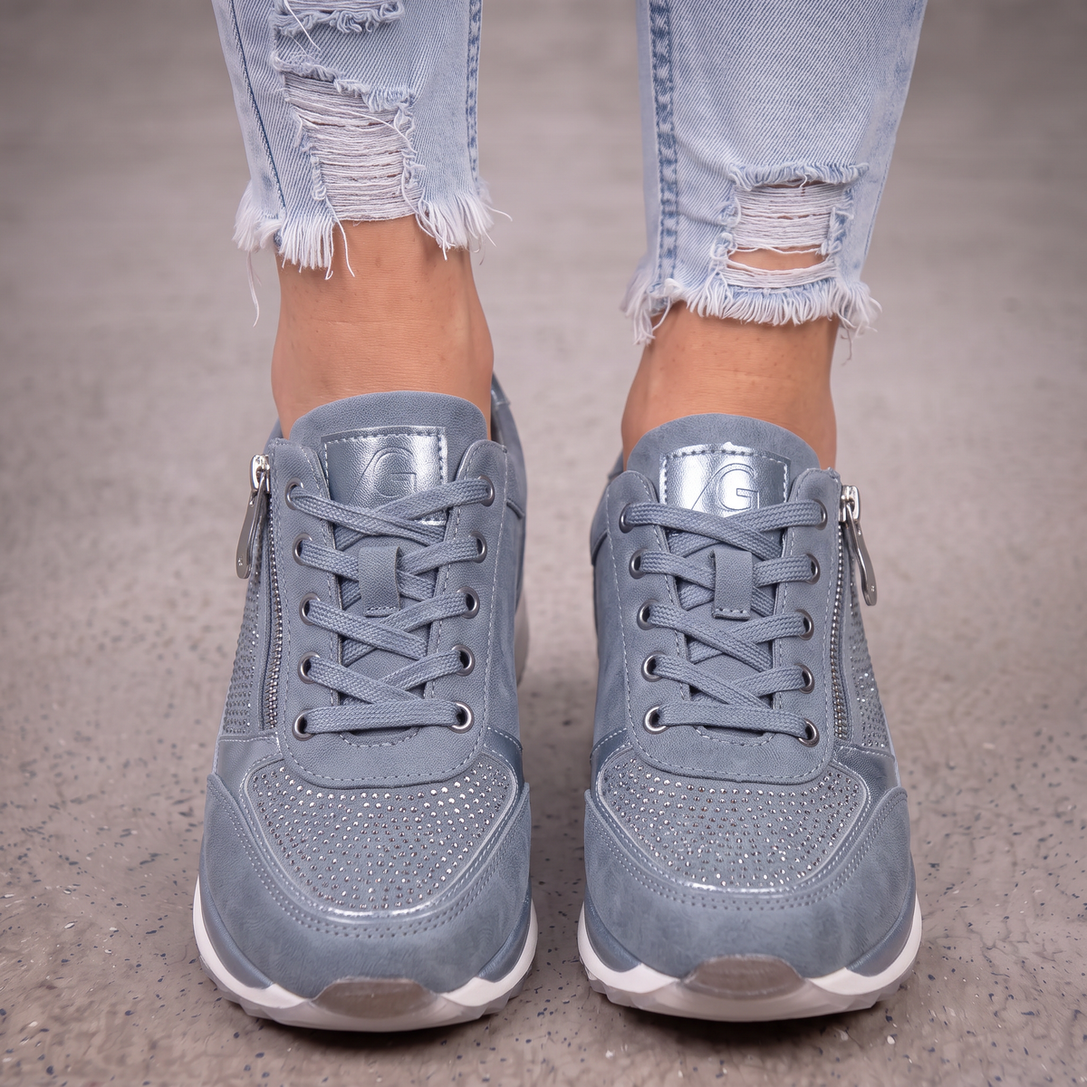 Women's Orthopedic Shining Platform Shoes