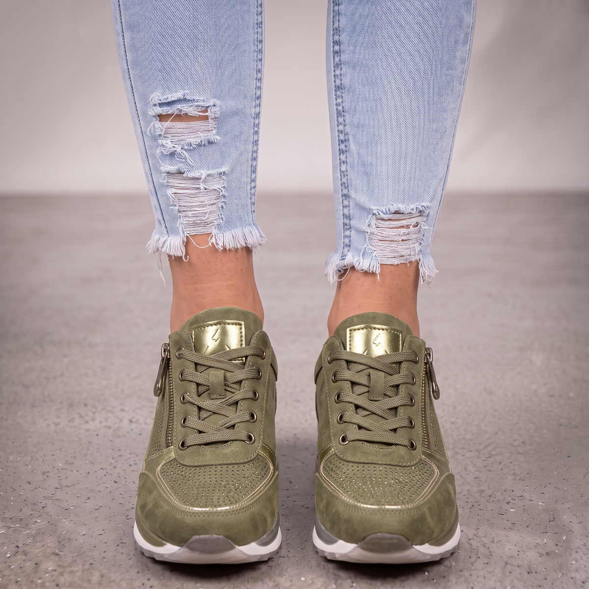 Women's Orthopedic Shining Platform Shoes