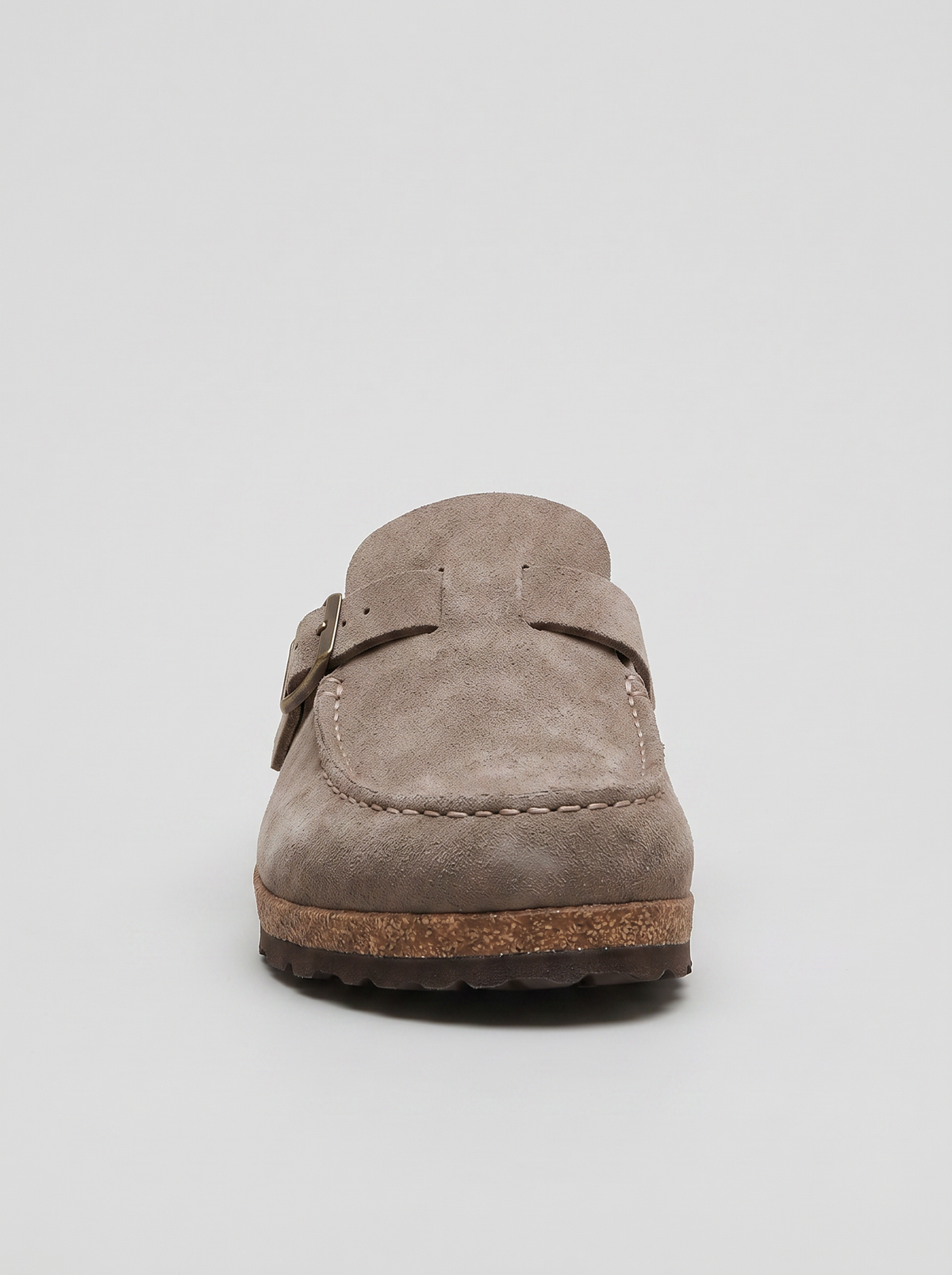 Unisex Premium Suede Effect Clogs – Cork Footbed and Adjustable Buckle