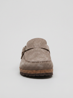 Zuecos Unisex Premium Efecto Ante – Plantilla de Corcho y Hebilla Ajustable