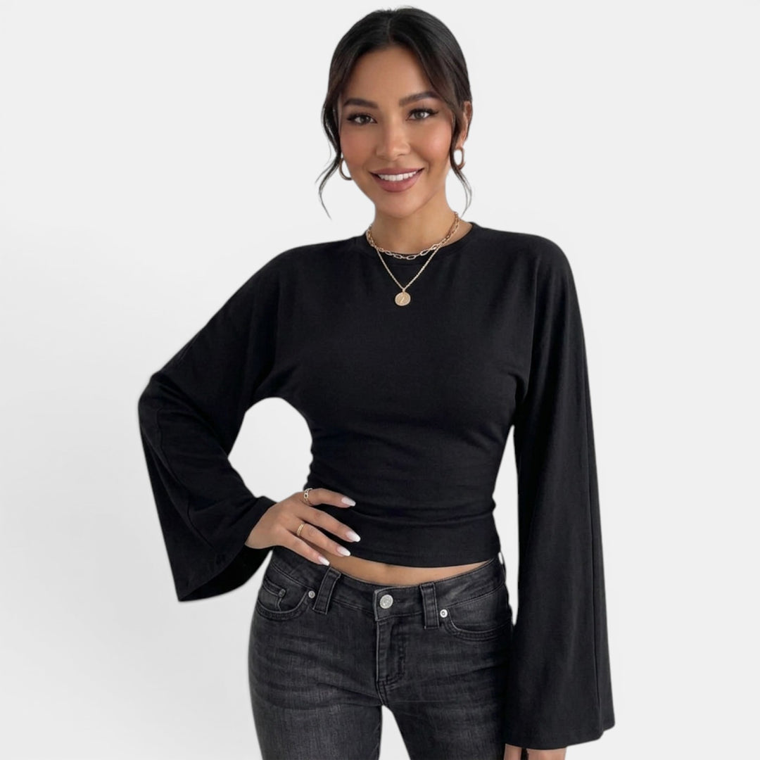 Camiseta Mujer Manga Larga Ajustada