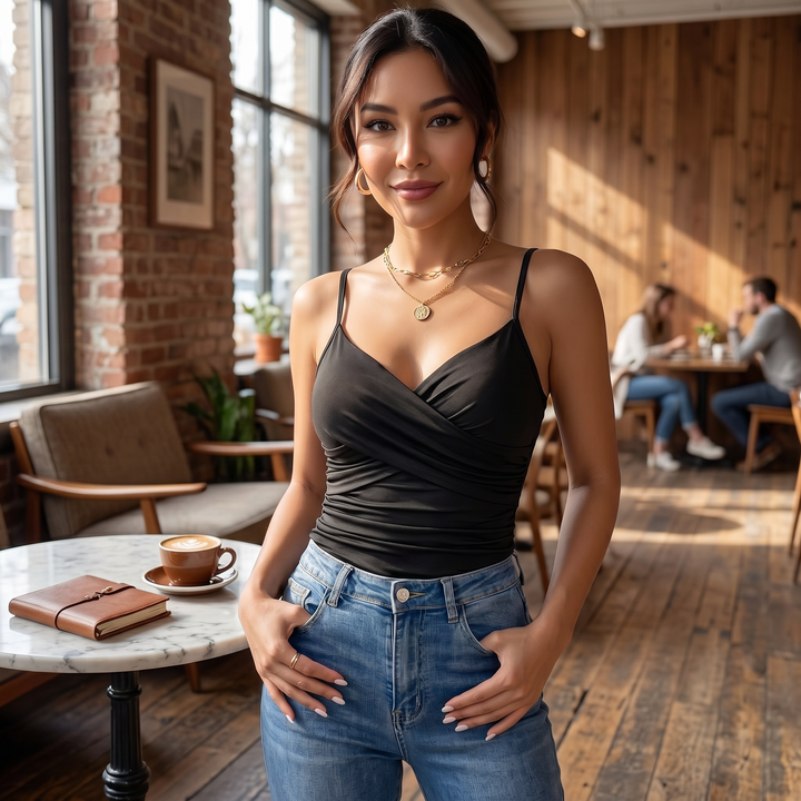 Top Mujer Hombros Descubiertos