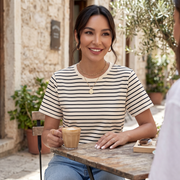 Camiseta Rayas Mujer Básica