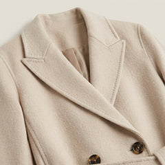 Abrigo Largo Mujer con Cinturón - Elegante Invierno