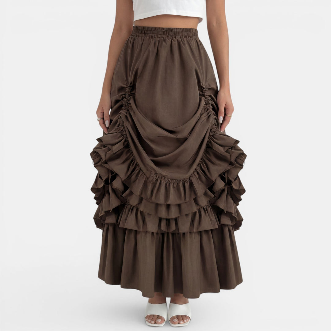 Falda Gótica Larga Vintage Mujer