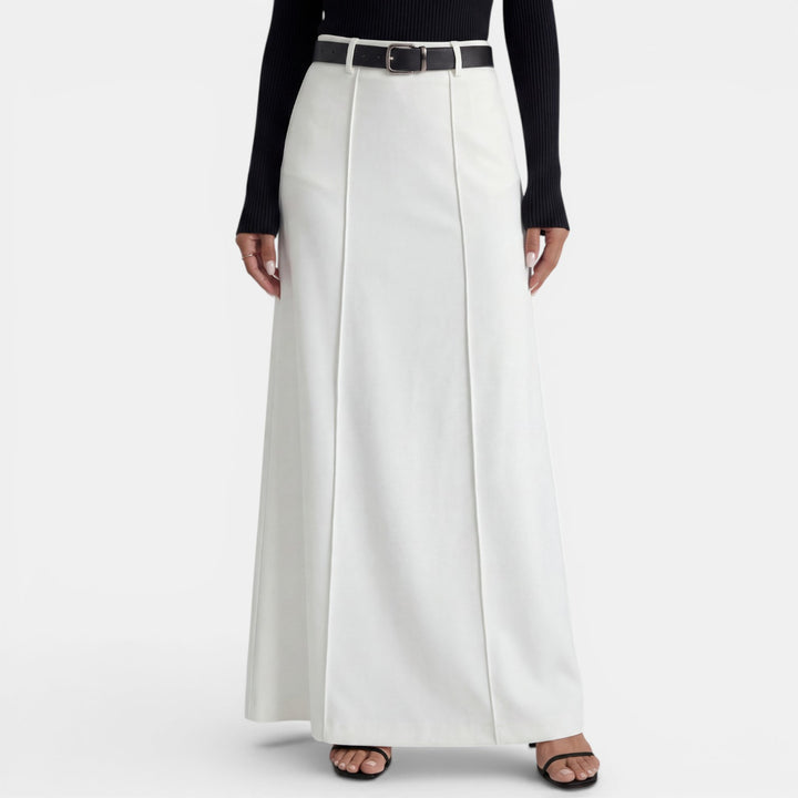 Falda Larga Blanca Verano
