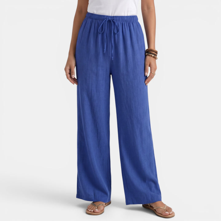 Pantalón Lino Mujer Recto Verano