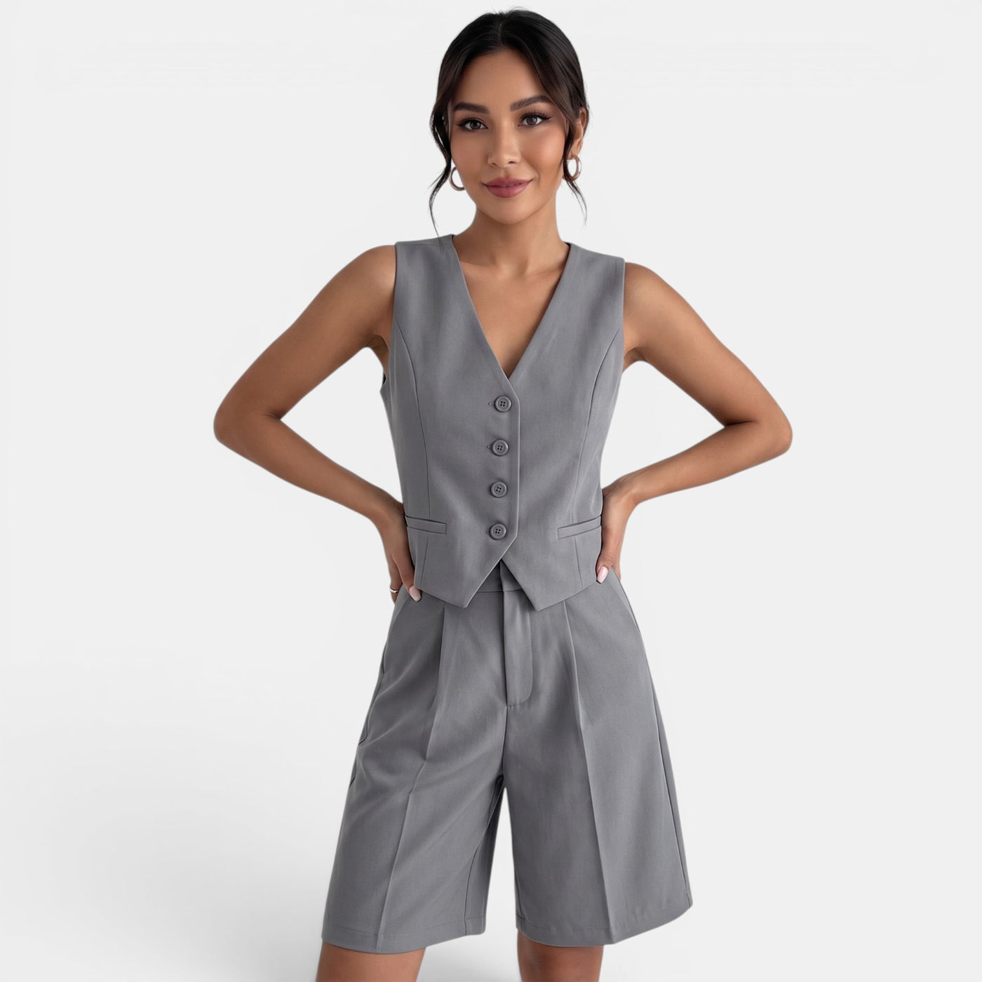 Women's Vest Shorts Set