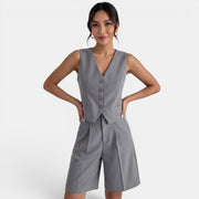 Women's Vest Shorts Set