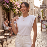 Camisa Mujer Sin Mangas Fluida
