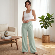 Women's Wide Linen Trousers