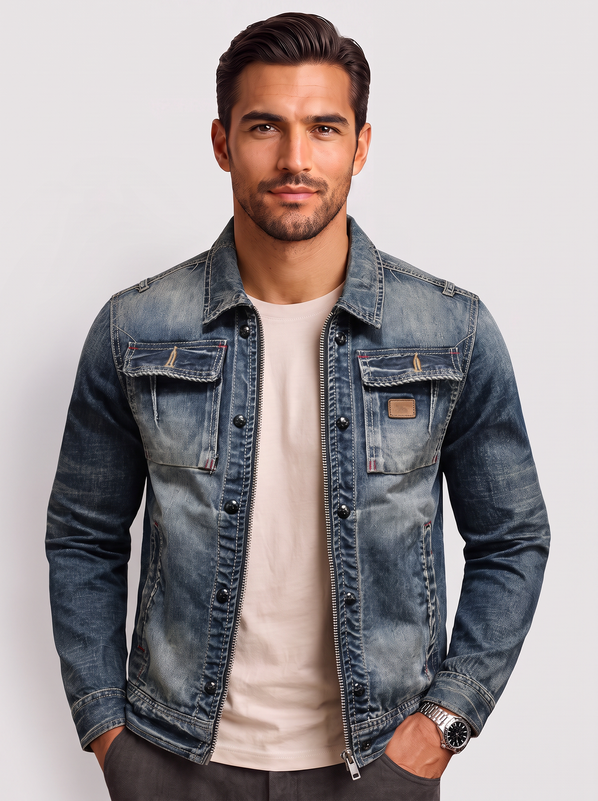 Chaqueta Vaquera Hombre Vintage