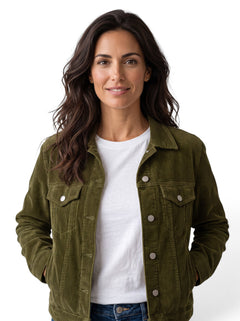 Chaqueta Mujer Casual de Corte Relajado y Versátil