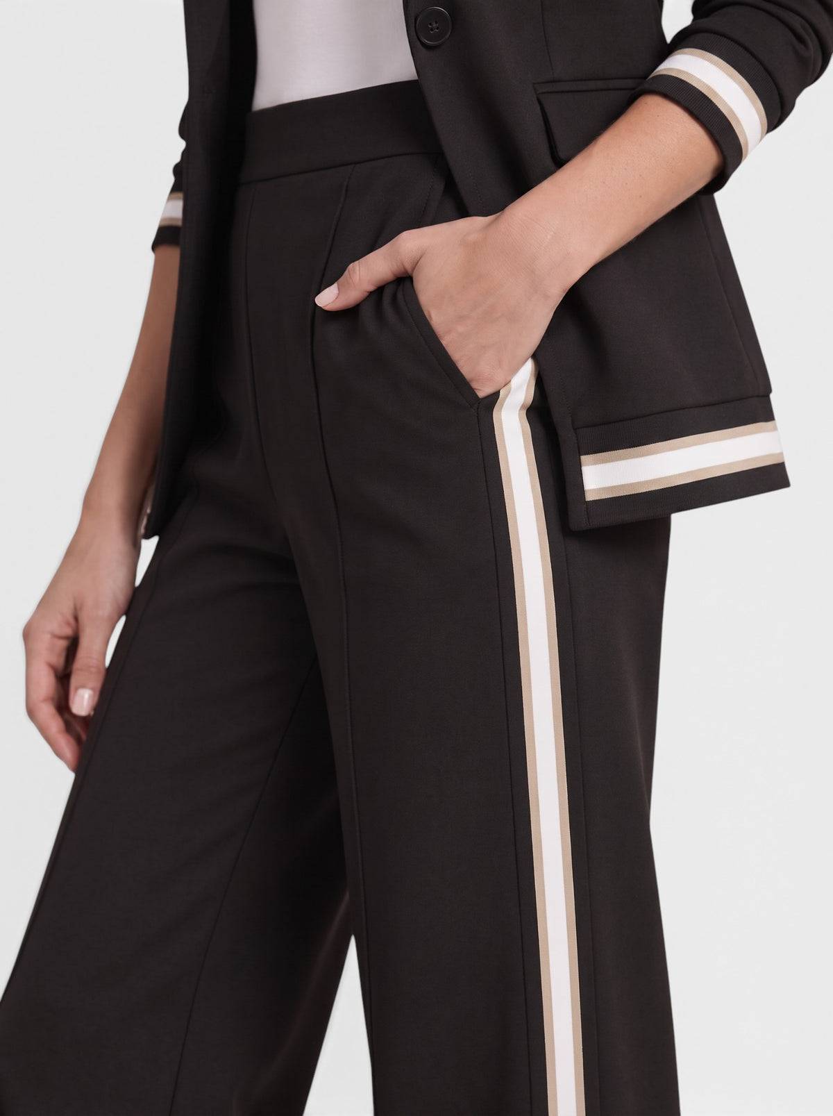 Conjunto Mujer Blazer Pantalón Ancho