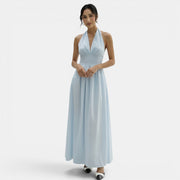 Women's Summer Lace Halter Maxi Dress