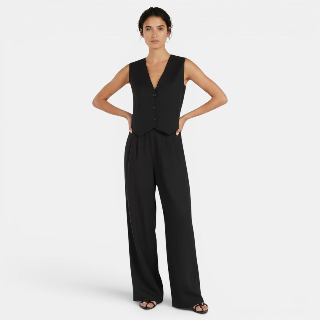 Conjunto Top y Pantalón Tiro Alto