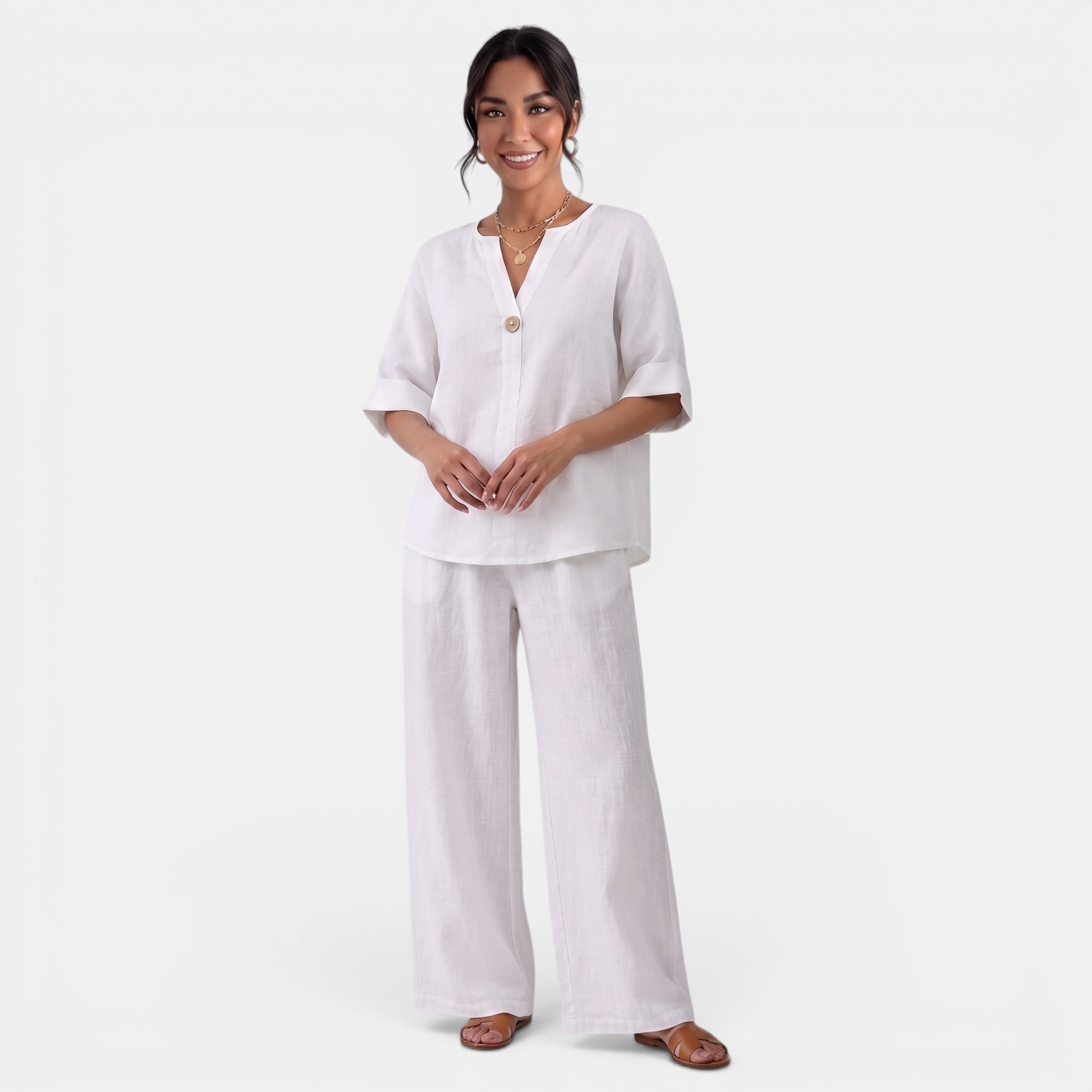 Conjunto Mujer Elegante Pantalón