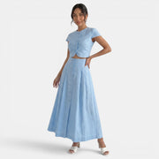 Vestido Maxi Elegante Dos Piezas