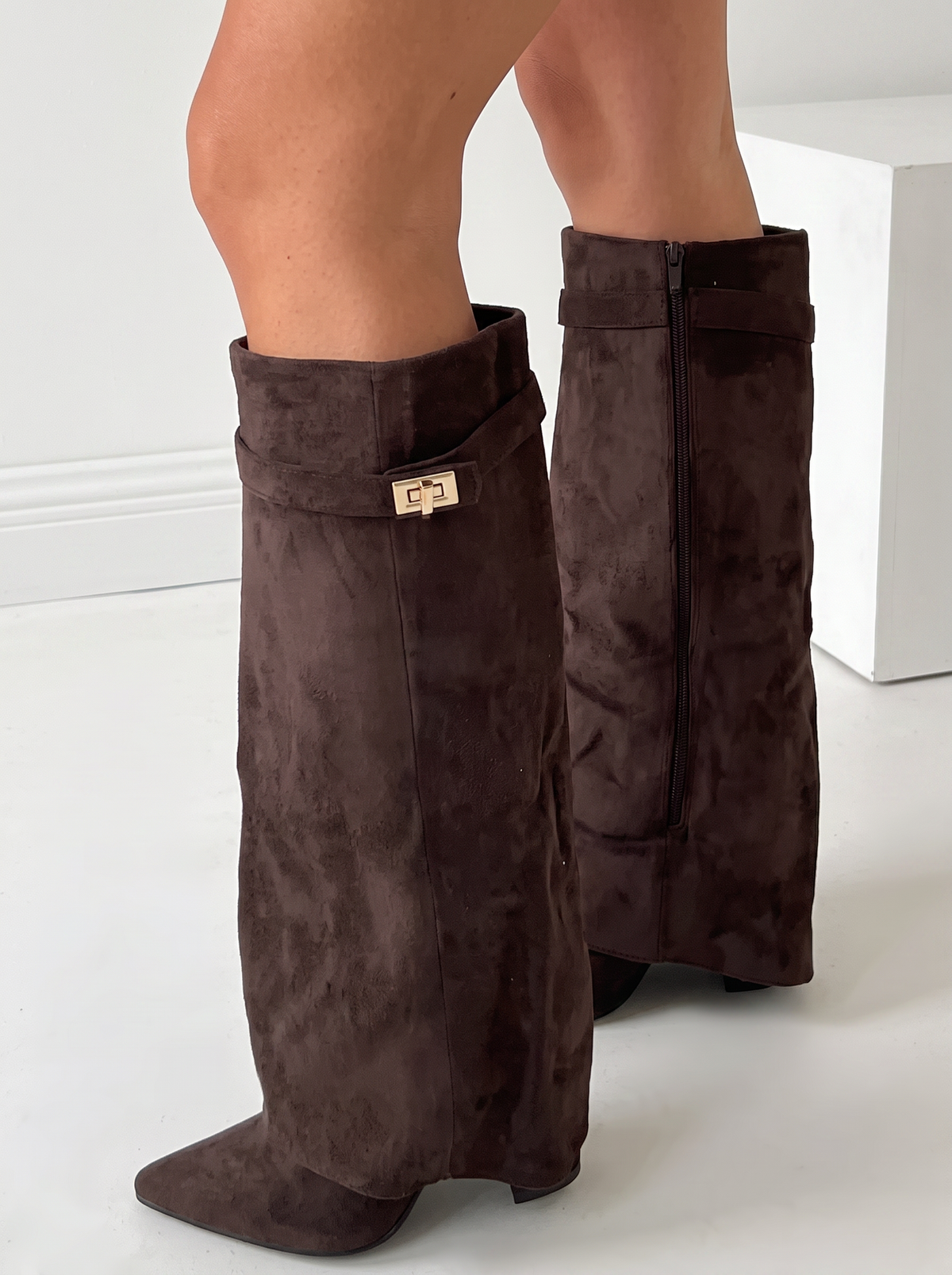 Women's High Suede Boots