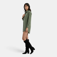 Botas Altas Mujer de Ante - Calzado Elegante hasta la Rodilla