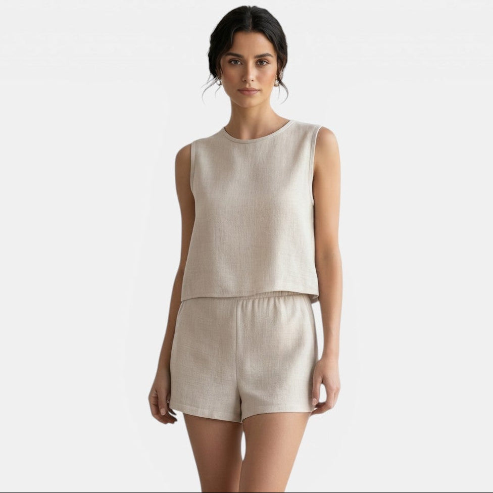 Women's Vest and Shorts Set for Summer