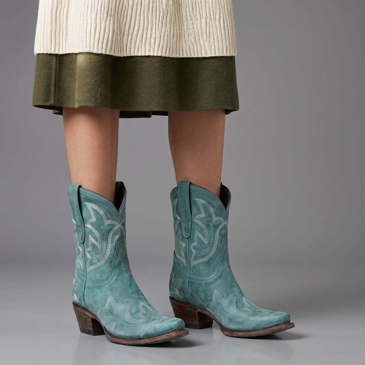 Botas Cowboy Mujer Bordadas – Estilo Western
