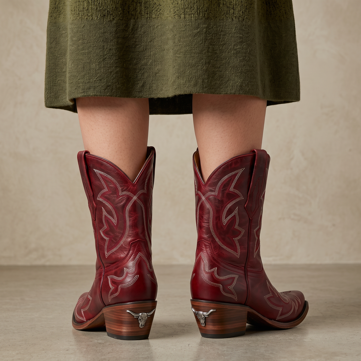 Botas Cowboy Mujer Bordadas – Estilo Western