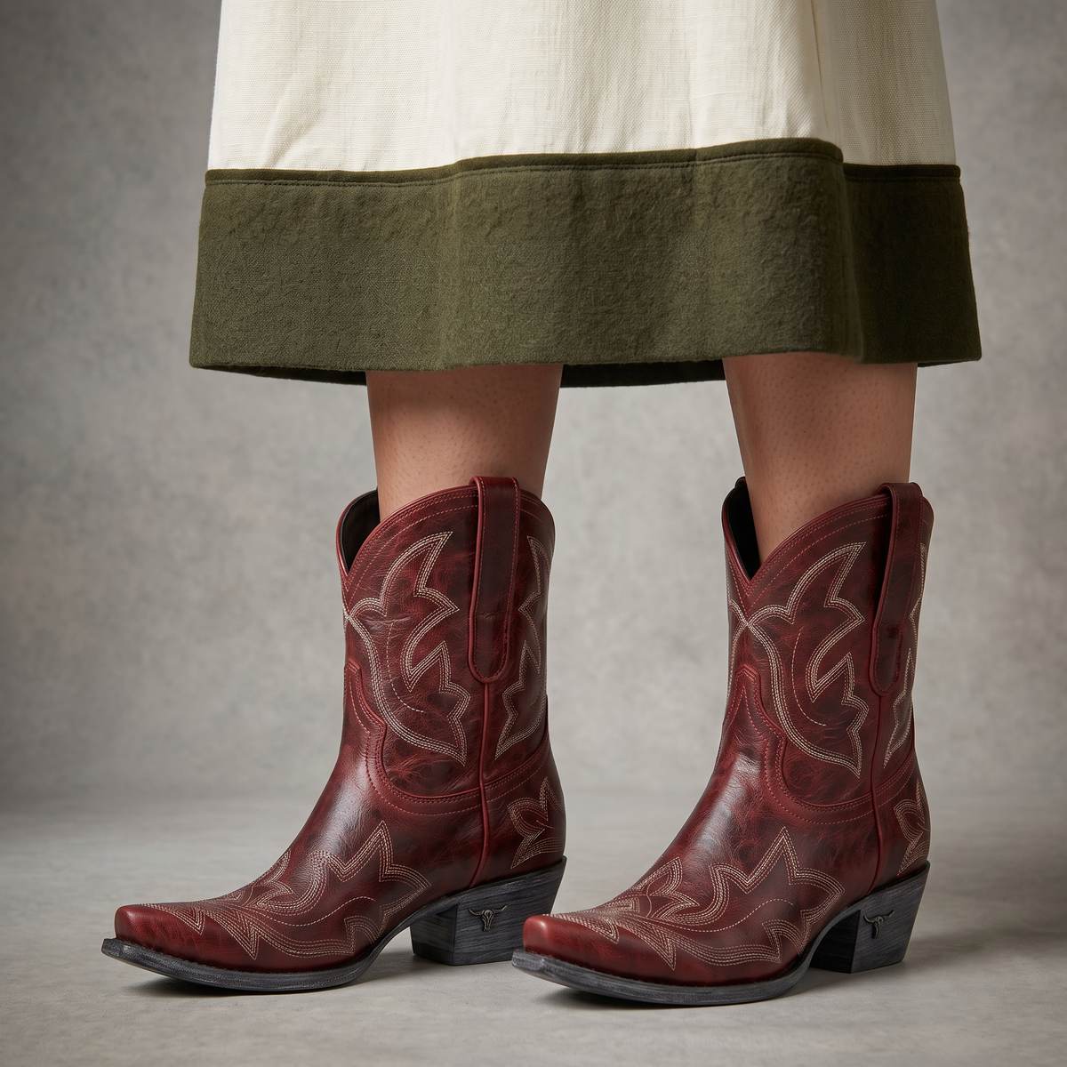 Botas Cowboy Mujer Bordadas – Estilo Western