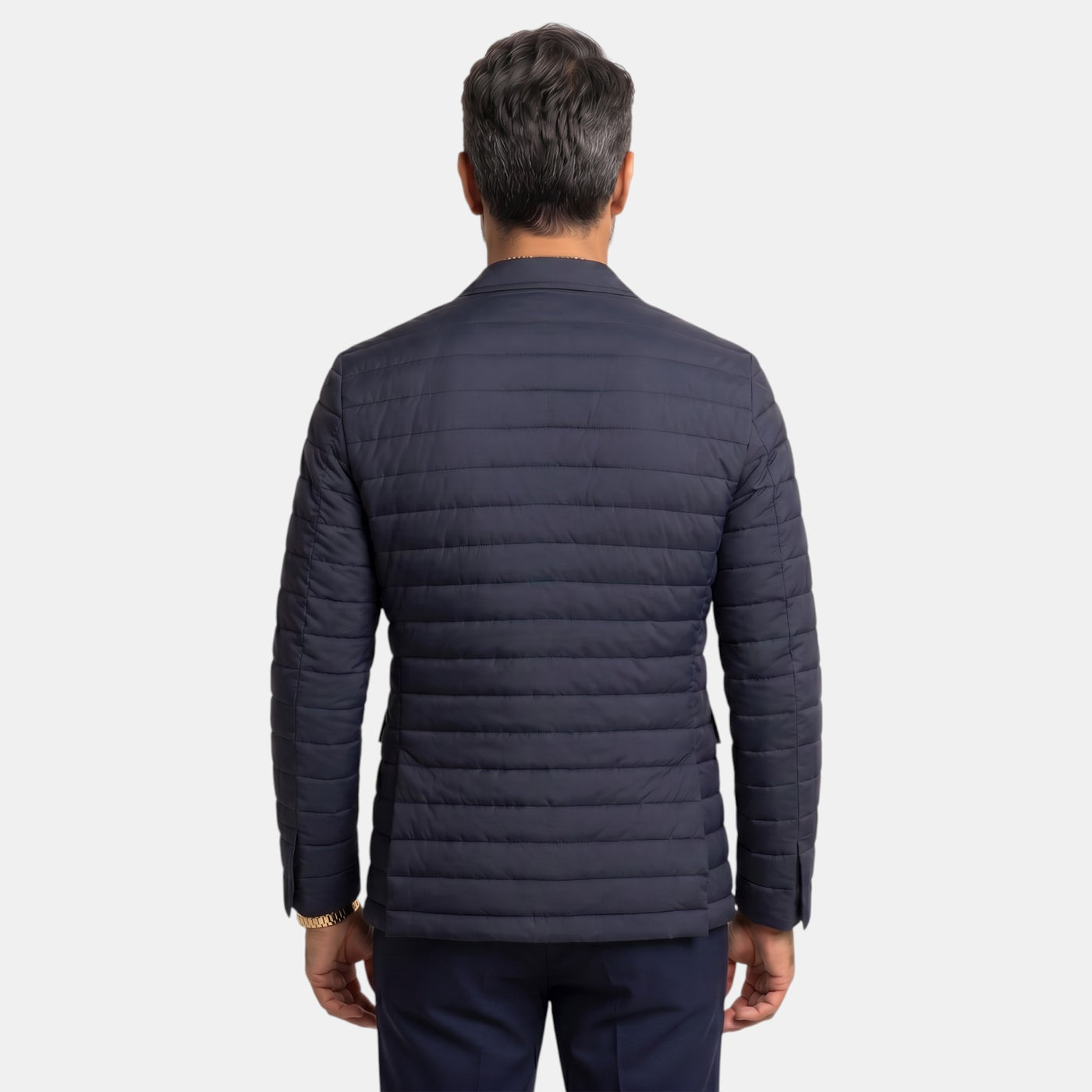 Men's Premium Quilted Blazer - Lightweight Cotton Jacket for Autumn and Winter