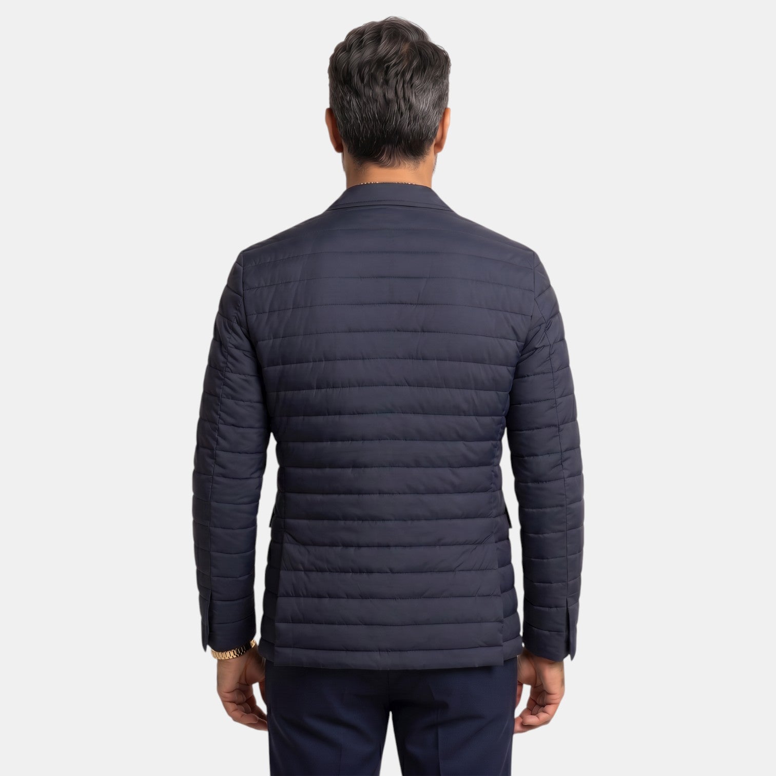 Men's Premium Quilted Blazer - Lightweight Cotton Jacket for Autumn and Winter