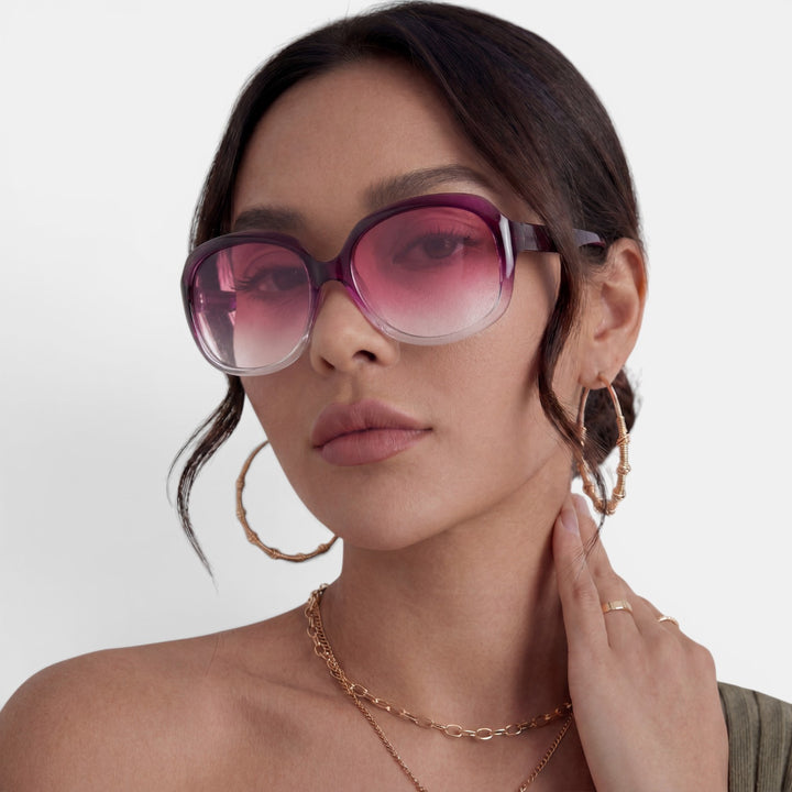 Gafas Sol Mujer Round Oversize