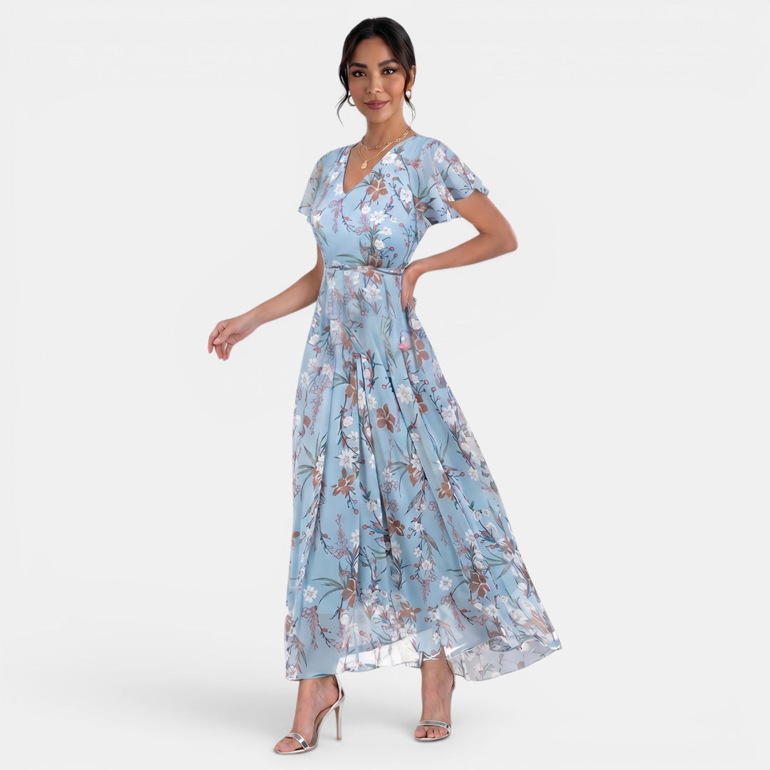 Vestido Maxi Floral Mujer Verano