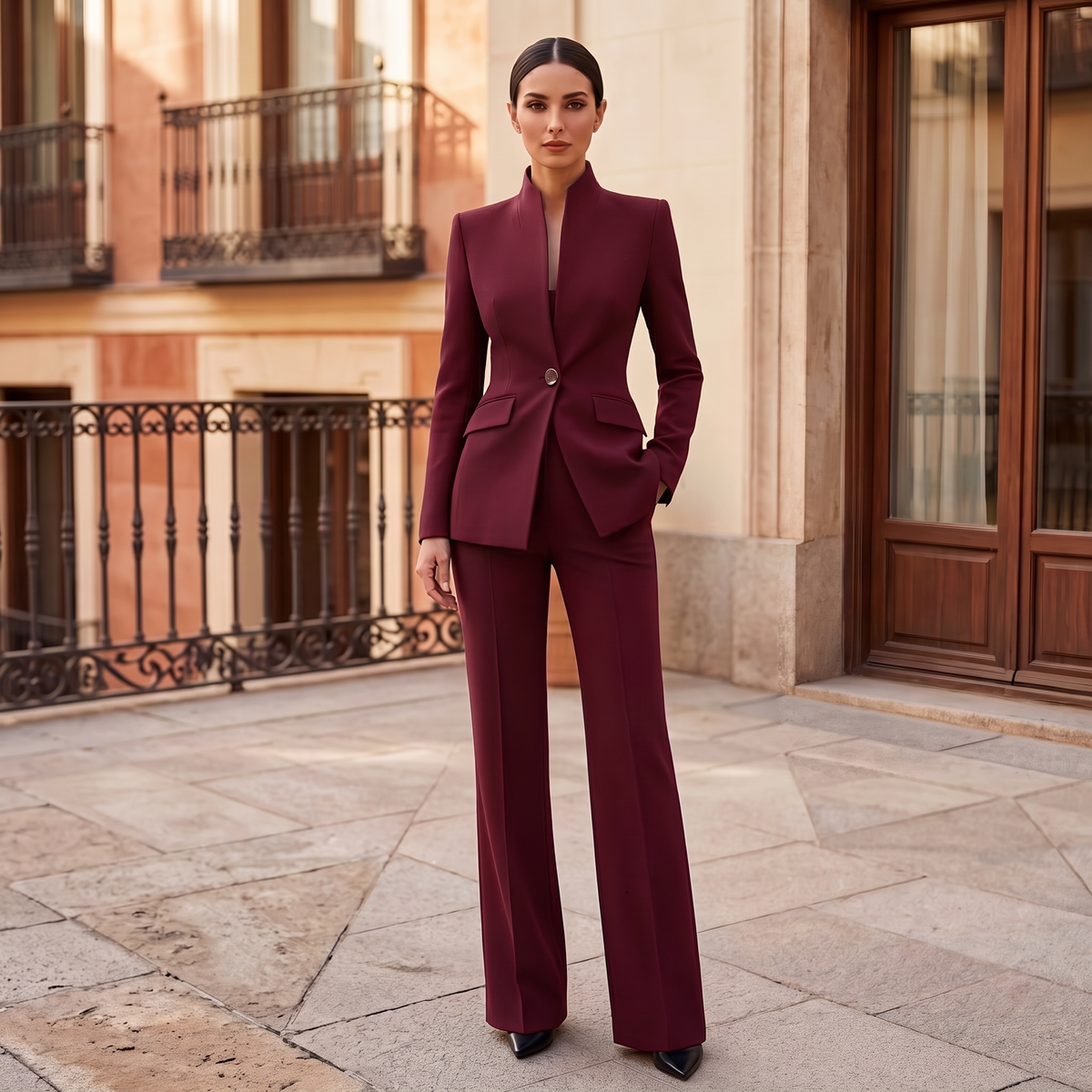 Women's Elegant Suit Set | Professional Jacket and Pants