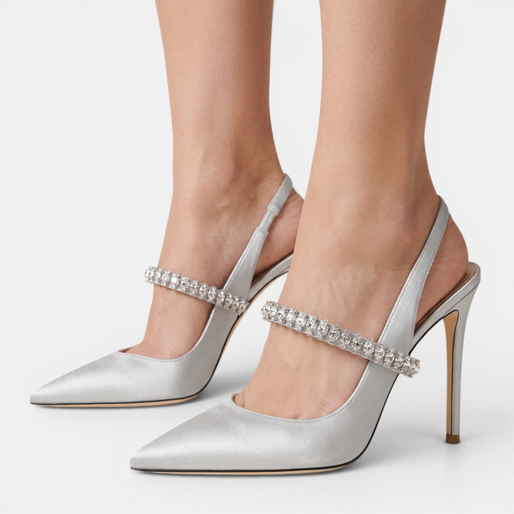 Tacones Aguja Mujer Elegantes Punta Fina