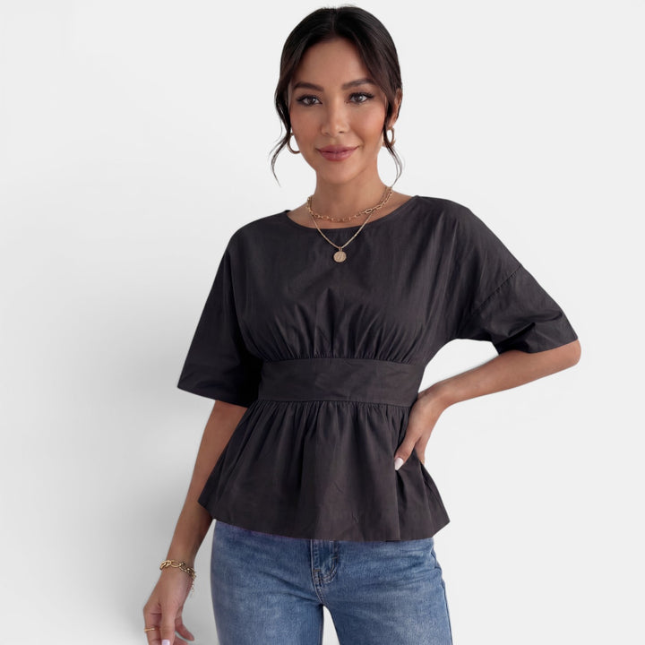 Camiseta Verano Espalda Abierta Mujer
