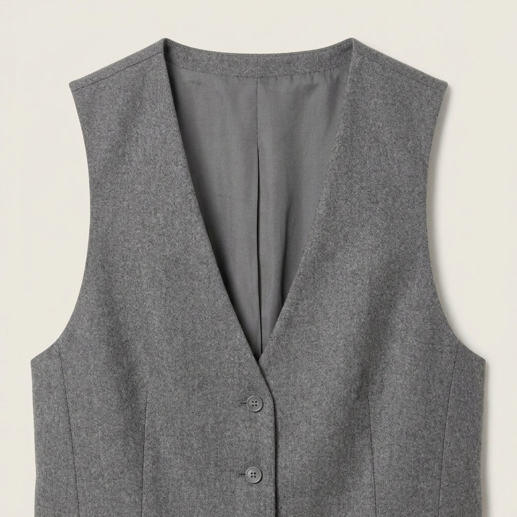 Traje de Mujer de 3 Piezas con Chaleco y Pantalón