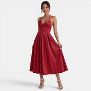 Vestido Midi Mujer Elegante