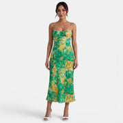 Floral Midi Party Dress