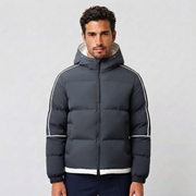 Parka Hombre Acolchado con Capucha