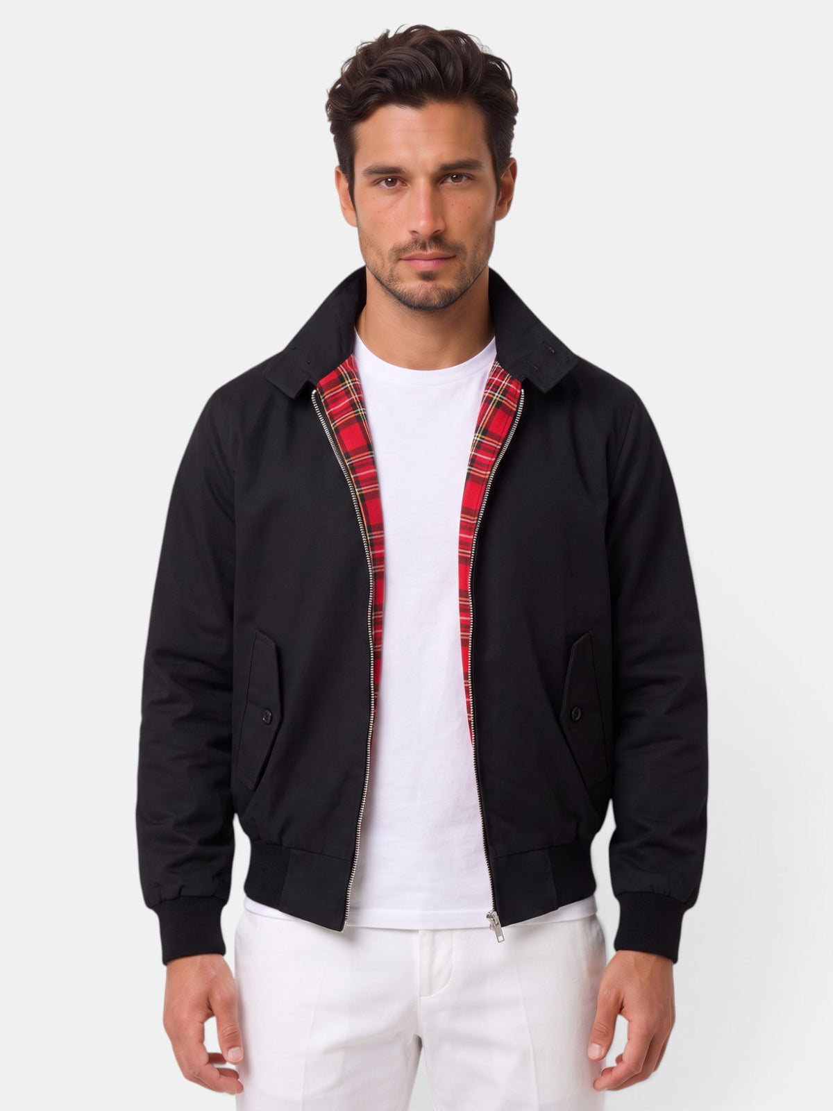 Chaqueta Hombre Negra Elegante Clásica