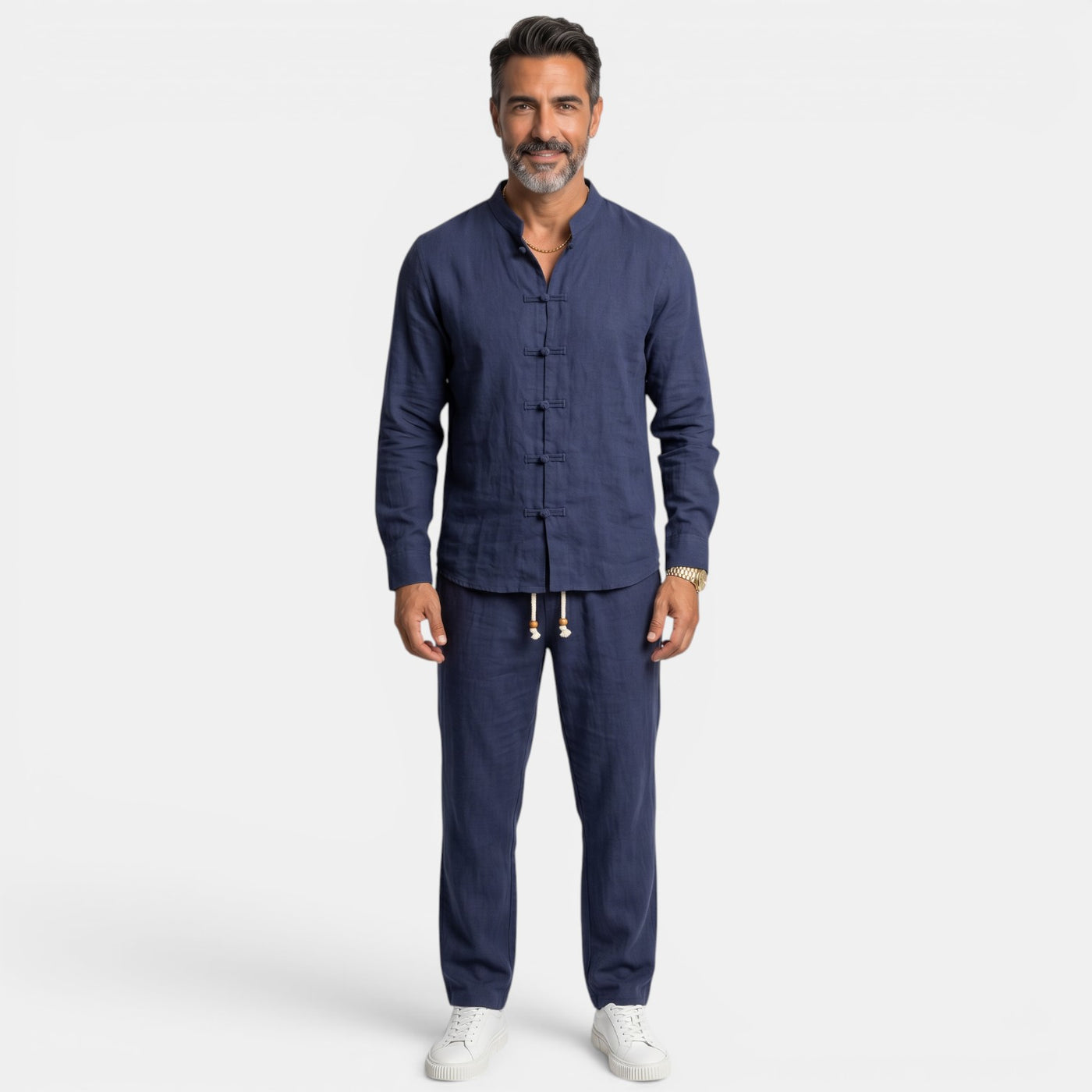 Men's Cotton and Linen Style Set