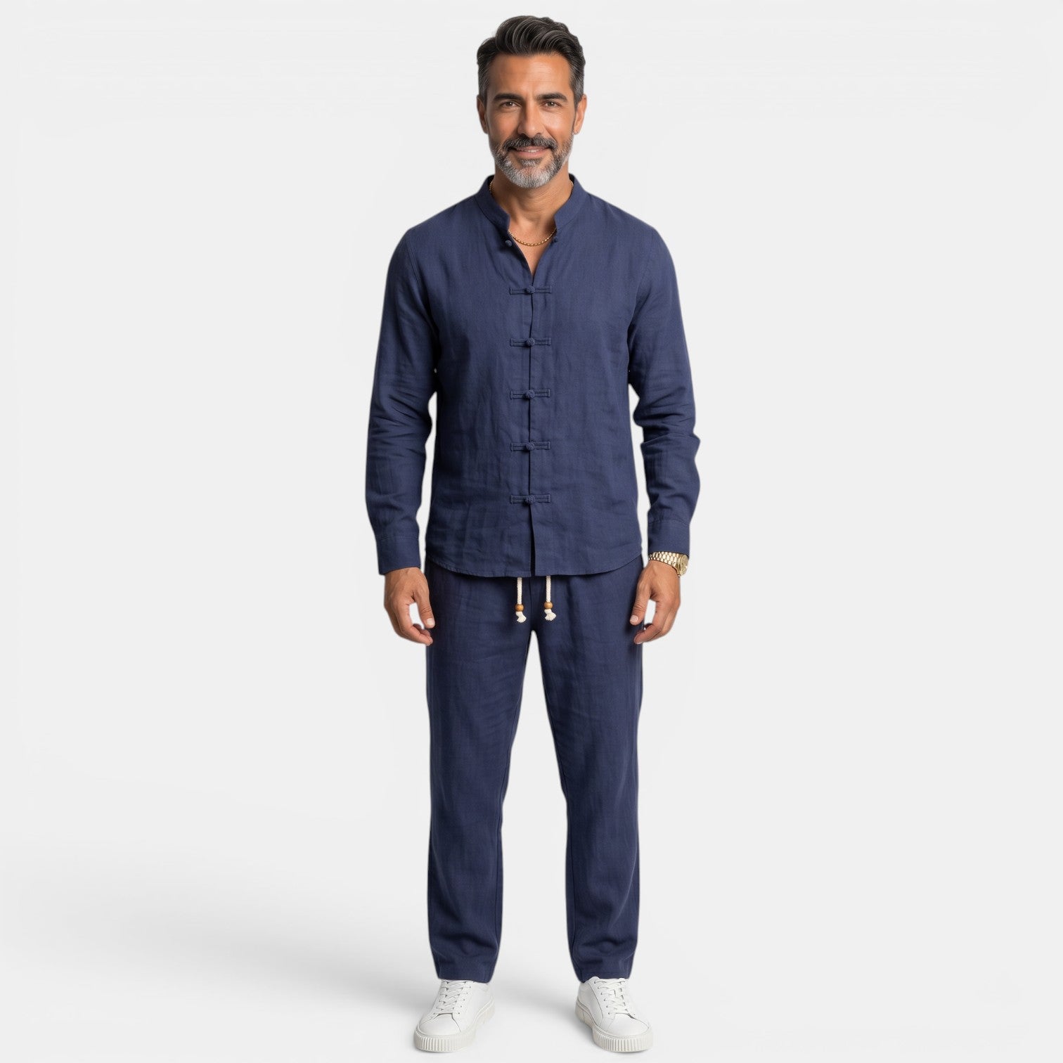 Men's Cotton and Linen Style Set