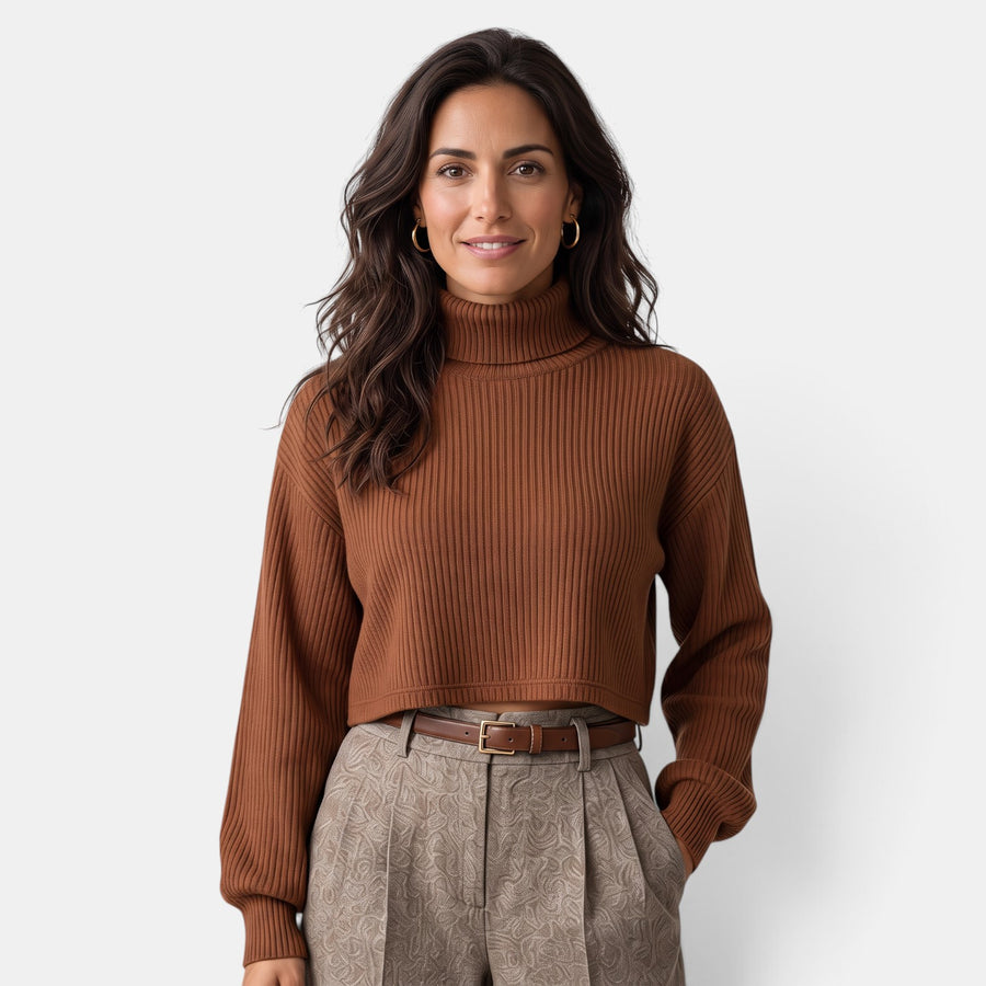 Women's Premium Turtleneck Sweater