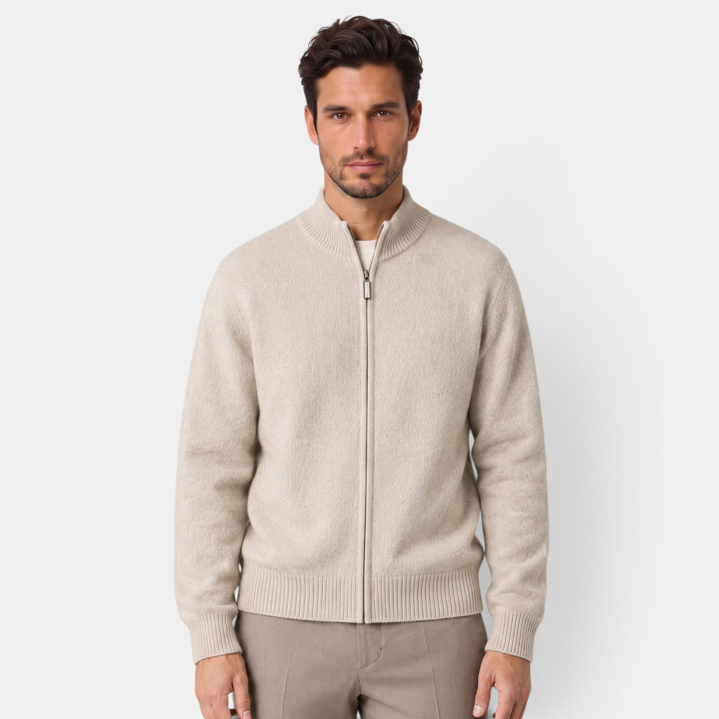 Chaqueta Merino Hombre Cremallera