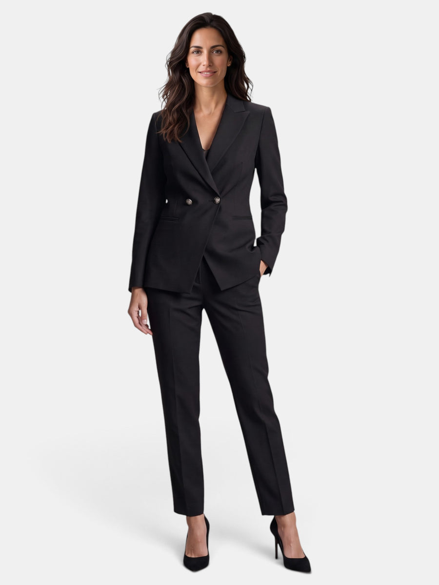 Women's Office Straight-Leg Trousers Suit