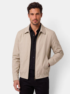 Chaqueta Hombre Cremallera Cuello Clásico