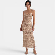 Women's Long Leopard Summer Dress