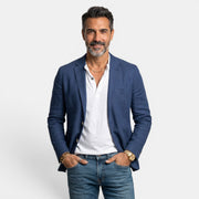 Men's Premium Slim Fit Blazer - Lightweight Elegant Jacket with Classic Lapel